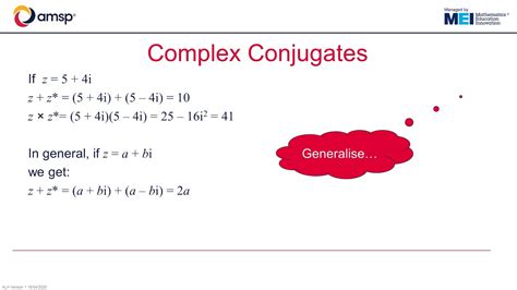 Manipulating Complex Numbers